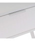 Table de chevet 1 tiroir bois blanc 45x35x59cm