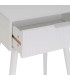 Table de chevet 1 tiroir bois blanc 45x35x59cm