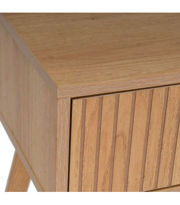 Nightstand Wood 1 Drawer white 45x35x59cm