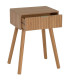 Nightstand Wood 1 Drawer white 45x35x59cm