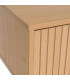 Table basse rectangulaire bois et métal blanc 1 tiroir 110x50x40cm