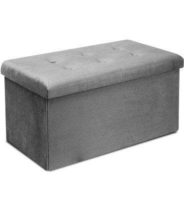 Black Tissue Velvet Bench