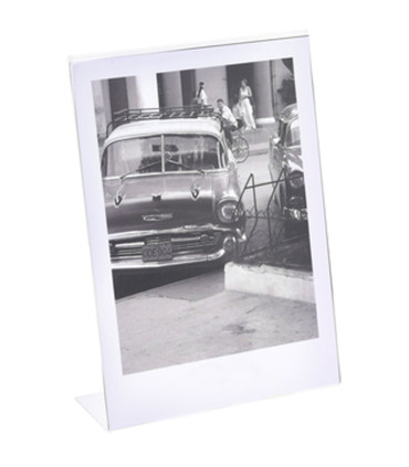 Cadre photo à poser en plastique transparent 13x18cm