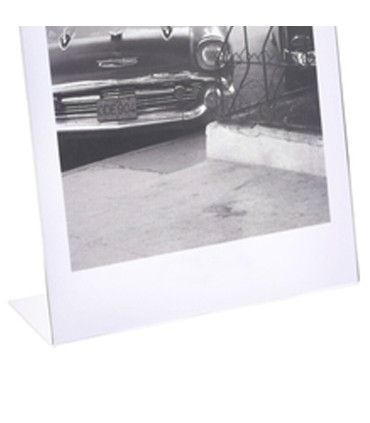 Cadre photo à poser en plastique transparent 13x18cm