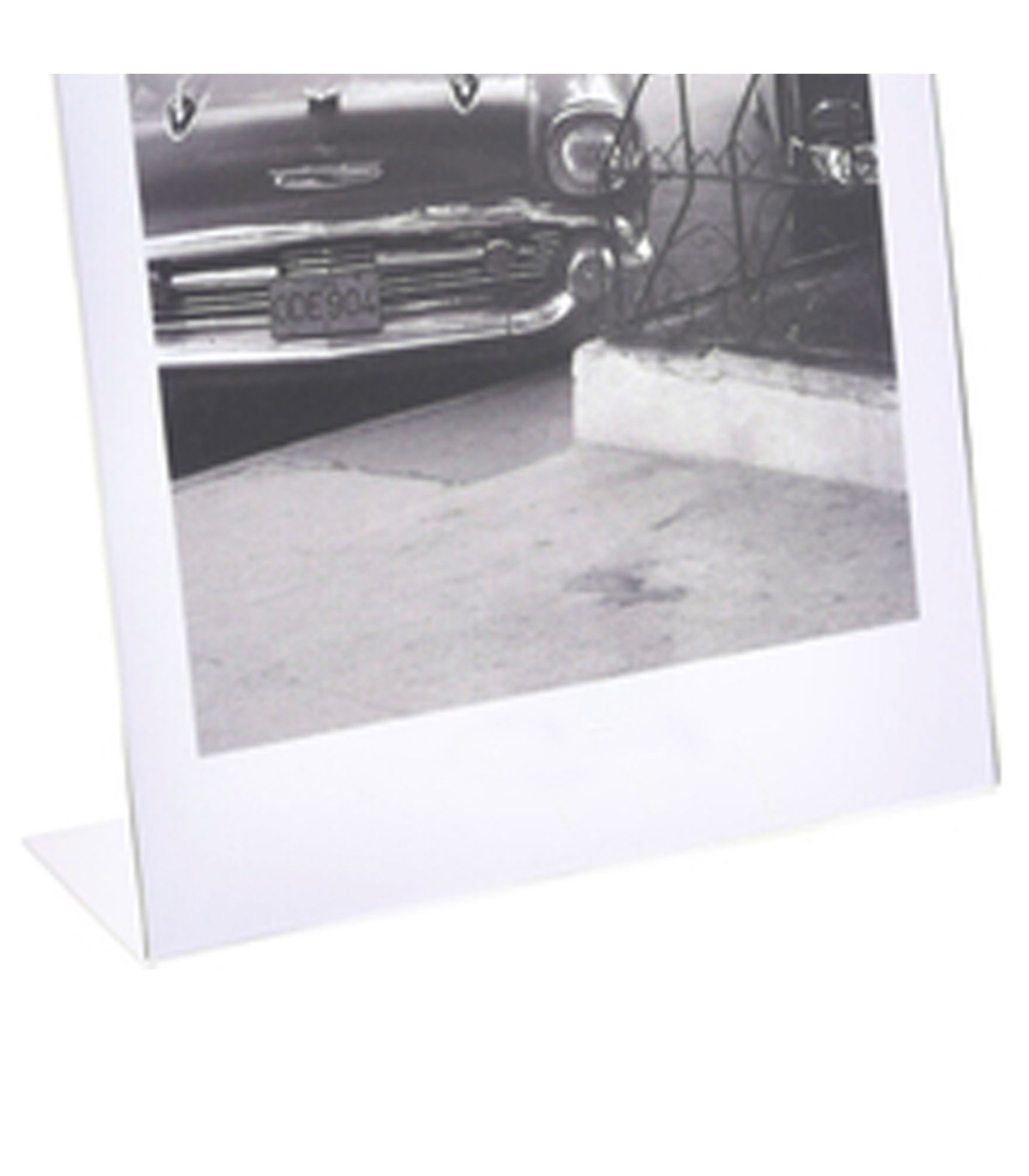 Cadre Photo Plastique Transparent Des Années 50 - Occasion Très Bon état, Dimensions 21x16 Cm, Forme Rectangulaire