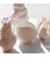 Vase dolomite saint-jacques 17x9x16cm