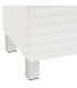 Meuble salle de bain sous lavabo en bois blanc 2 portes 60x30x60cm