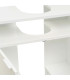 Meuble salle de bain sous lavabo en bois blanc 60x30x60cm