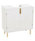 Under Skin Bathroom Cabinet White