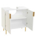 Under Skin Bathroom Cabinet White