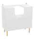 Under Skin Bathroom Cabinet White