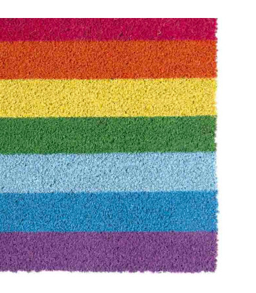 Paillasson coco arc-en-ciel 40x60cm