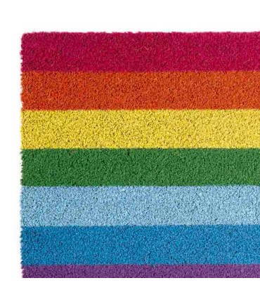 Paillasson coco arc-en-ciel 40x60cm