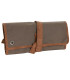 Range outils de jardinage en tissu vert et marron 54x29x6cm