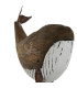 Statue Wood Whale - 26x8x29cm