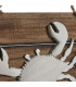 Wall Decoration rattan crabs 49x5x56cm