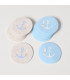 Set of 8 Coasters MDF wood