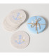 Set of 8 Coasters MDF wood
