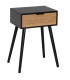 Nightstand Wood 1 Drawer 45x34x59cm