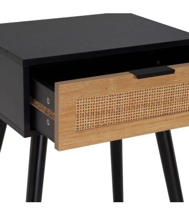 Nightstand Wood 1 Drawer 45x34x59cm