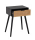 Nightstand Wood 1 Drawer 45x34x59cm