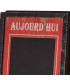 Chevalet de table ardoise 'aujourd'hui' 23x21.5x33.5cm