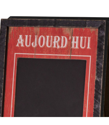 Chevalet de table ardoise 'aujourd'hui' 23x21.5x33.5cm