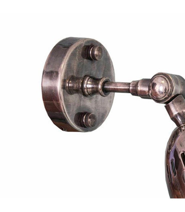 Wall Lamp red metal moto