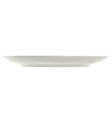 White ceramic plate 26x26x2cm