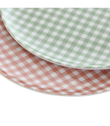 Tropical porcelain plate 27x27x2cm