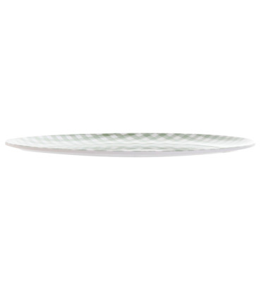 Tropical porcelain plate 27x27x2cm