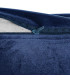 Blue Cushion Velvet Floral