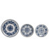 Set of 18 plates
