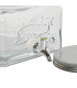 Distributeur de boisson en verre 19x25x16cm