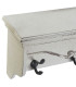 Wall Coat Rack Wood and Metal 67x17x27cm