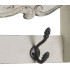 Wall Coat Rack Wood and Metal 67x17x27cm