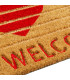 Paillasson coco coeur love 60x40x1.5cm