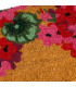 Paillasson coco géraniums welcome 60x40x1.5cm