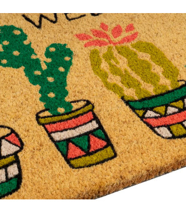 Paillasson coco cactus 60x40x1.5cm