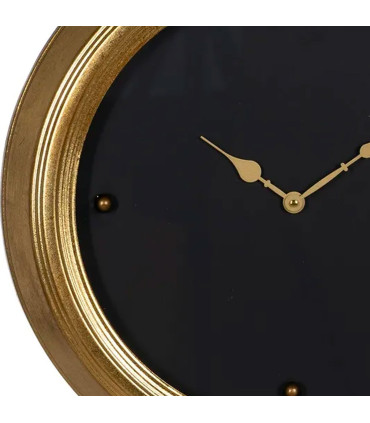 Wall Clock gold Metal - 60x60x8cm