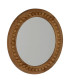 Miroir rond en bois 50.5x3x50.5cm
