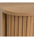 Table de chevet bois portes coulissantes 40x40x53cm
