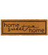 Paillasson coco long étroit Home sweet home 75x25x1.5cm