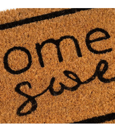 Paillasson coco long étroit Home sweet home 75x25x1.5cm