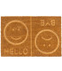 Paillasson coco Hello et Bye 60x40x1.5cm