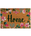 Paillasson coco home fleurs 60x40x1.5cm
