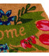 Paillasson coco welcome fleurs 60x40x1.5cm