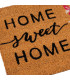 Paillasson coco home sweet home bouquet 60x40x1.5cm