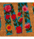 Paillasson coco home fleuri 60x40x1.5cm