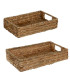 Set of 2 Serving Trays 40x25x5cm